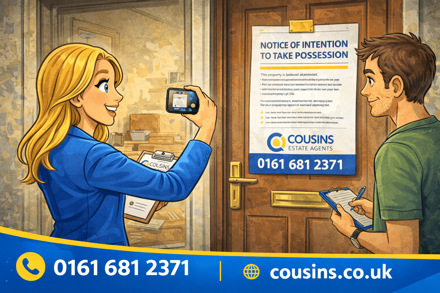 notice of intention to take possession landlord UK